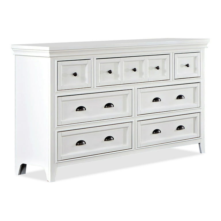 Furniture of America Senoma Kids Transitional 7-Drawer Dresser, White - 