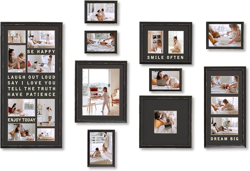 Gallery Wall Set, Inspirational Text Accents, Multiple Sizes