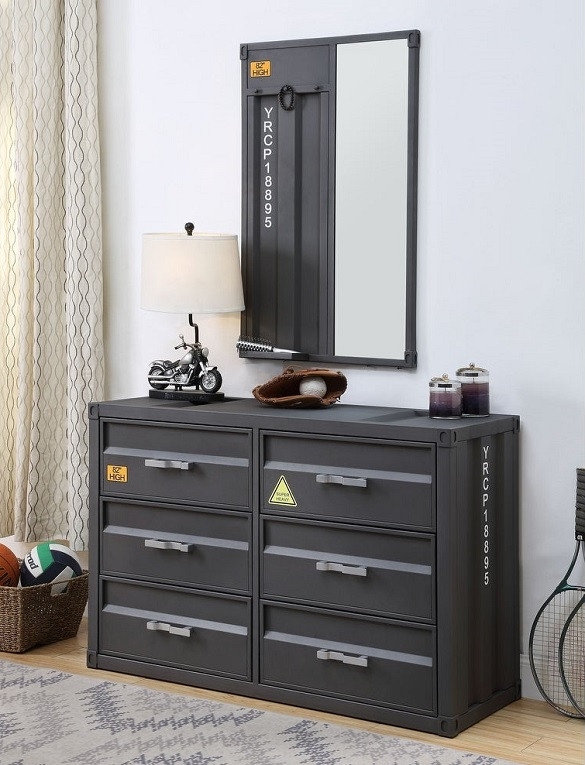 Industrial Double Dresser Shipping Container Metal Cargo Stenciling
