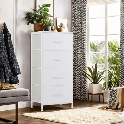 Lingerie Chest Minimalist Metal Frame Fabric Drawers Tower