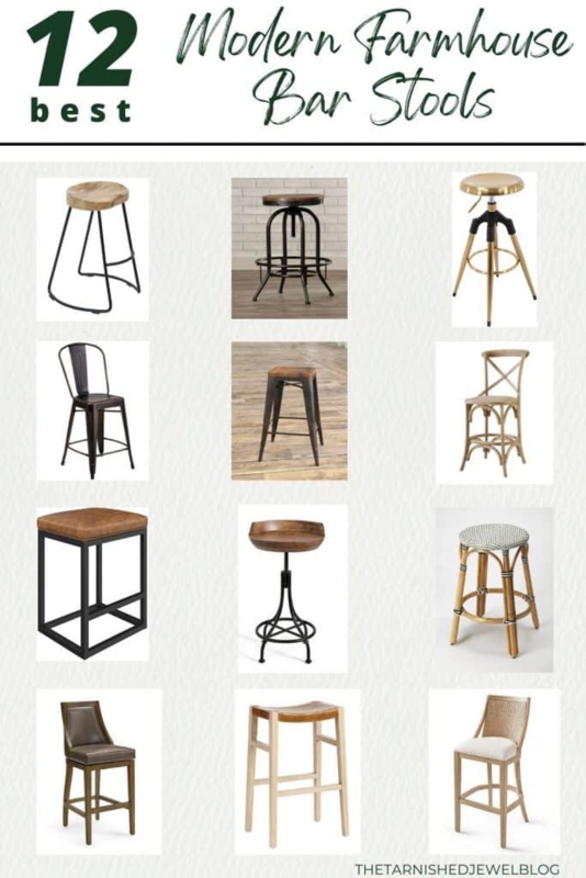 Mixed Material Bar Stool Collection Woven Leather Metal Wood