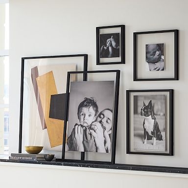 Picture Frame Floating Mount Layered Leaning Style Thin Profile