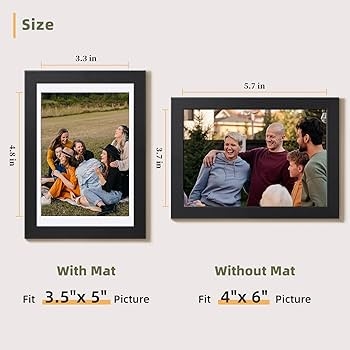 Picture Frame Matting Options Slim Profile Minimalist Gallery Wall Style