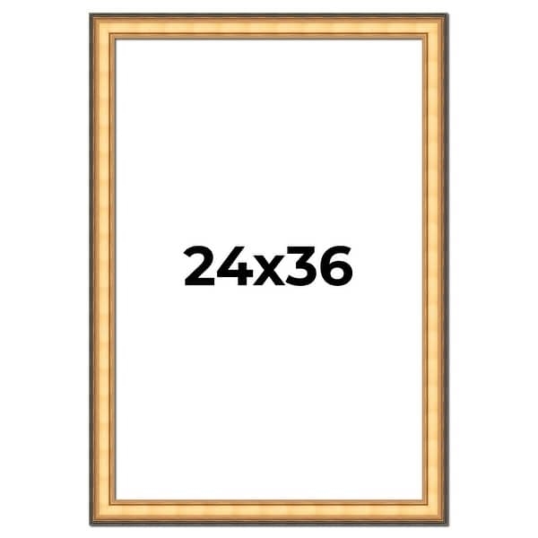 Picture Frame Metallic Wide Profile Stepped Molding Traditional