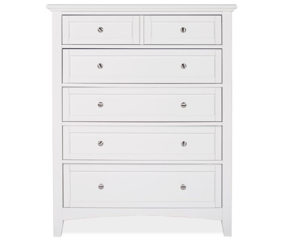 Shaker Style Chest with Two-Over-Four Drawer Configuration