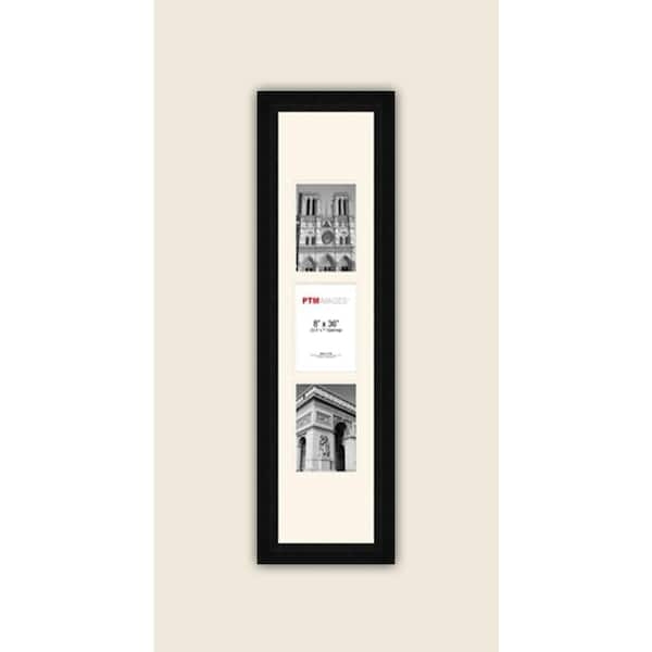 Tall Matted Picture Frame Vertical Profile Three Opening Display
