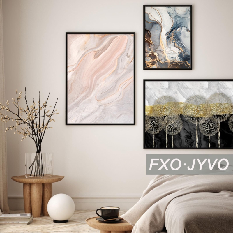 Thin Profile Picture Frame Set, Modern Gallery Wall Art