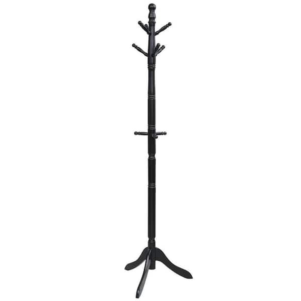 Traditional Coat Rack with Turned Detailing and Tripod Base