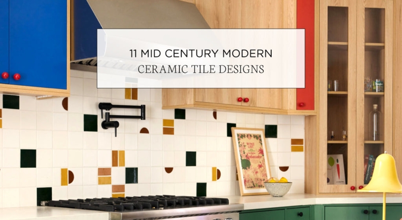 10 Ways to Incorporate Tile into Mid-Century Modern  Mercury Mosaics
