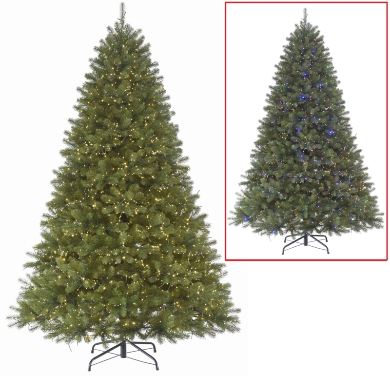 Artificial Fir Tree Dual Color Lighting Micro Lights Dense