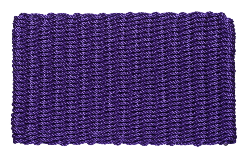 Braided Rope Doormat Synthetic Matte Finish Durable Entryway Rug
