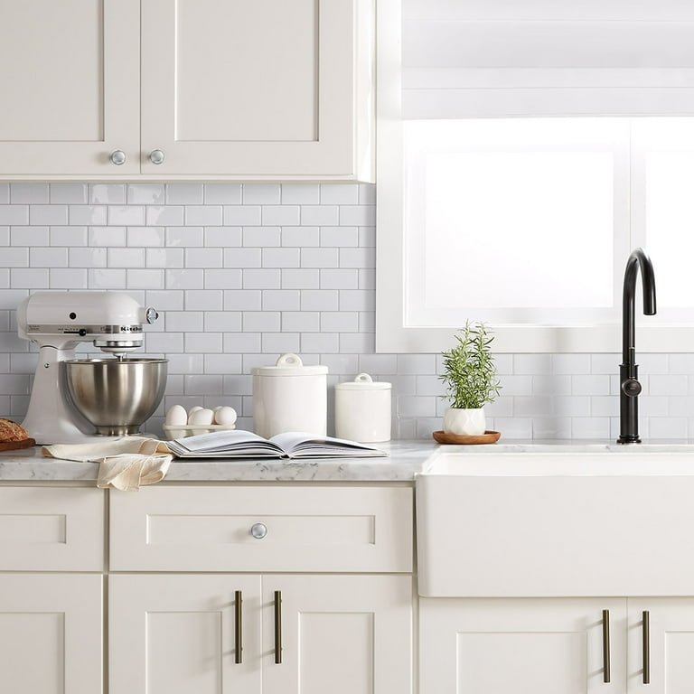 Cabinet Knob and Bar Pull Brushed Nickel Transitional Kitchen