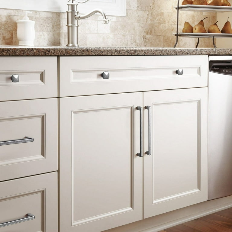 Cabinet Pull Antique Brushed Finish Bar Handle Traditional