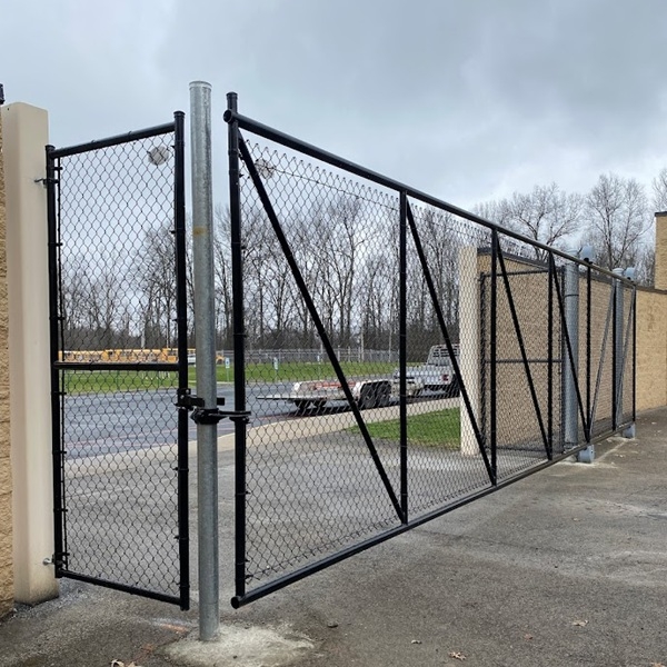 Cantilever Gate Sliding Mechanism Chain Link Industrial Security
