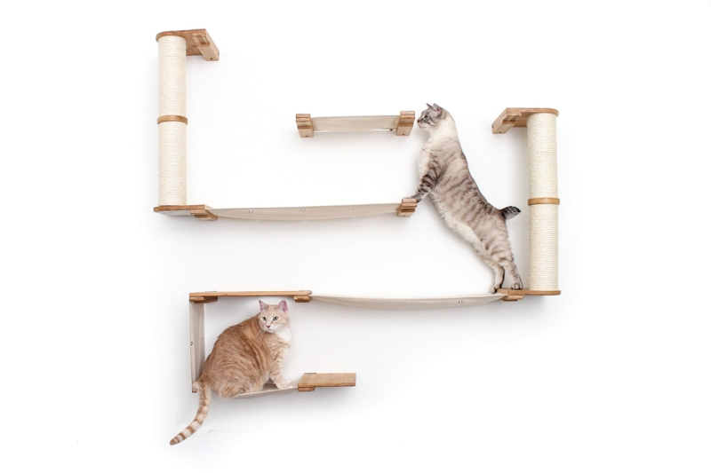 Cat Tree Minimalist Hammock Playground Sisal Wall Climbing System