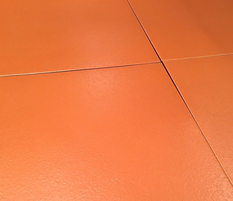 Ceramic Tile Textured Non-Slip Finish Square Mango Hue Flooring