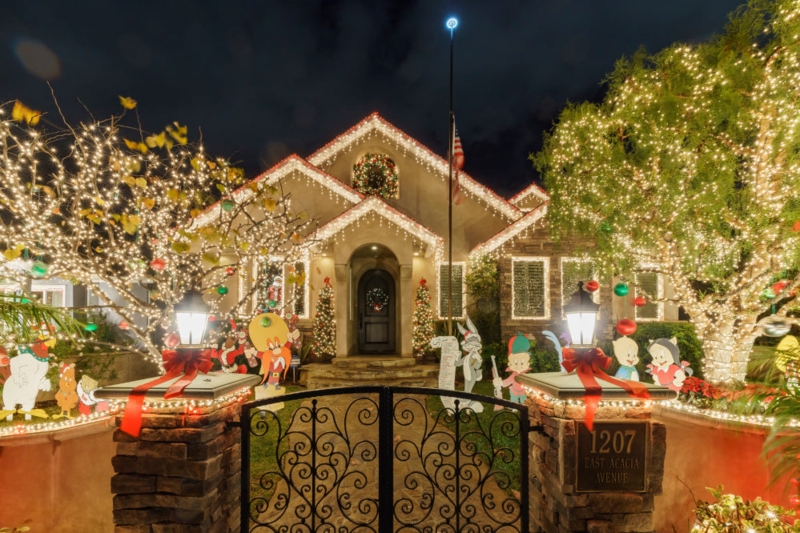 Christmas Lights Whimsical Character Cutouts Roofline Icicles (72)