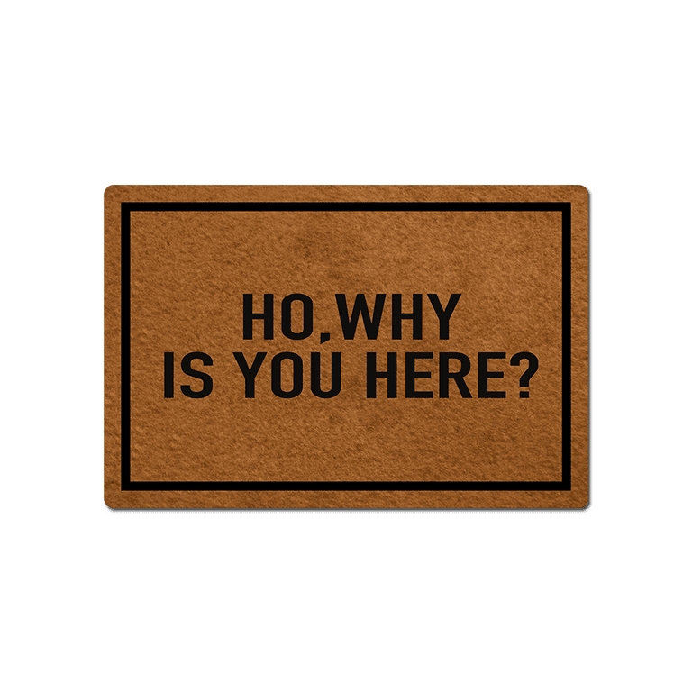 Coir Doormat Pop Culture Reference & Funny Slogan Idea