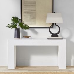 Console Table Minimalist Parsons Style 60-Inch Blocky Legs