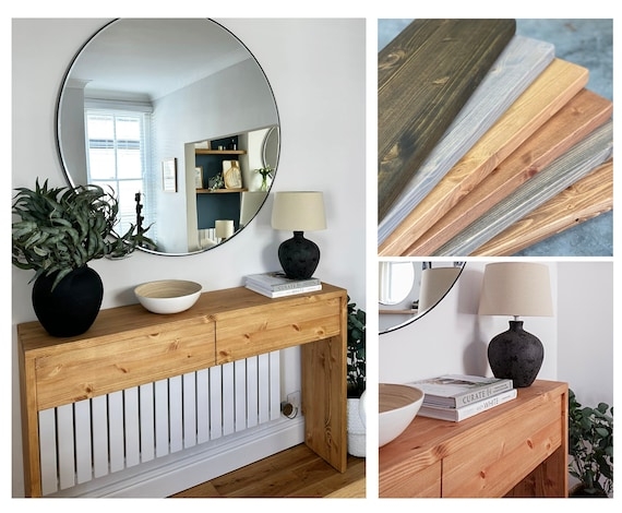 Console Table Radiator Cover Function Drawers Scandinavian Radiator Cover