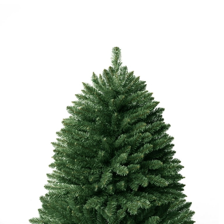 Dense Artificial Christmas Tree Tapered Top Lush Greenery