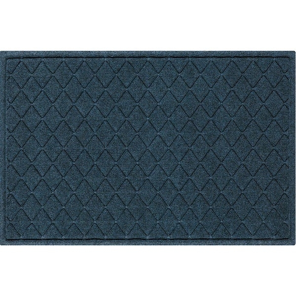 Door Mat Argyle Pattern Raised Texture Functional Utility
