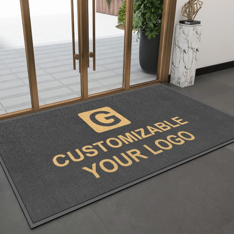 Door Mat Commercial Entryway Logo Mat Customized Business Rug