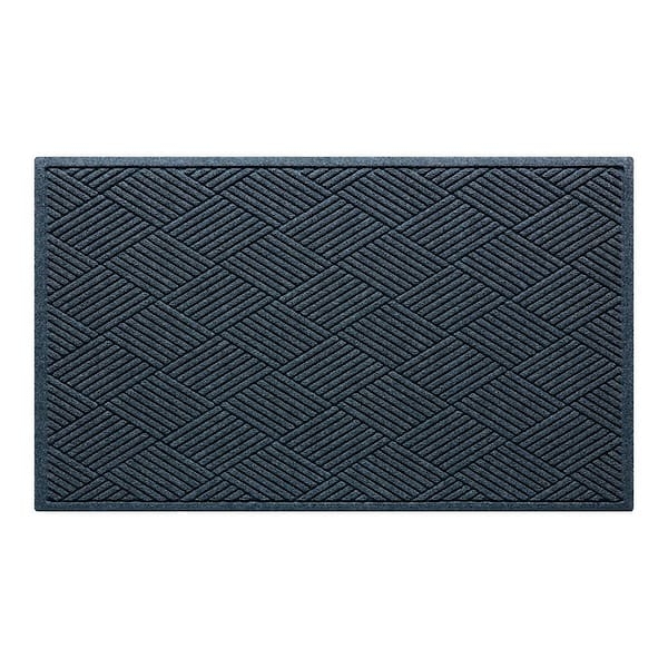Door Mat Geometric Diamond Pattern Raised Surface Water Trapping