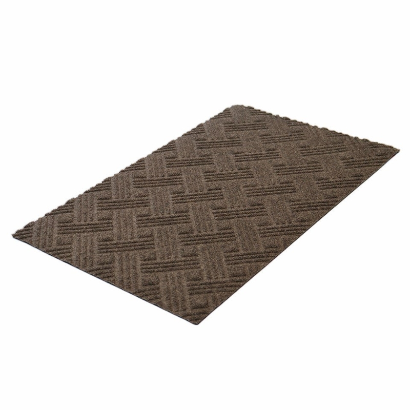 Doormat Basketweave Pattern Raised Ridges Textured Outdoor