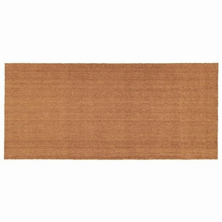 Doormat, Extra Wide Natural Coir, Minimalist, Durable Pile
