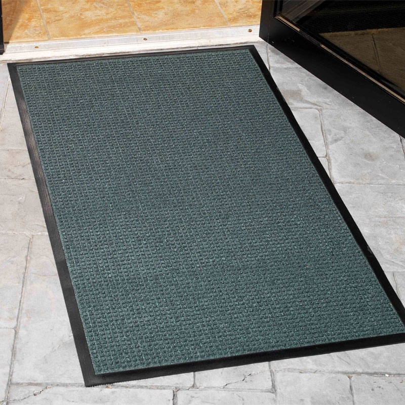 Doormat Heavy Duty Outdoor Entrance Waffle Texture Rubber Border