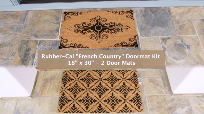 Doormat Kit Traditional Medallion Two Piece Set