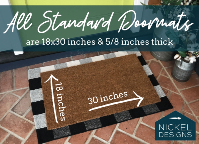 Doormat Layered Rug Styling Farmhouse Rustic Natural Coir