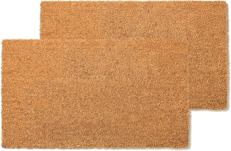 Doormat Natural Coco Coir Dense Pile Utilitarian Heavy Duty
