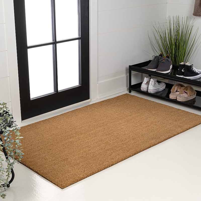 Doormat Natural Coir Coastal 3x5 Area Rug