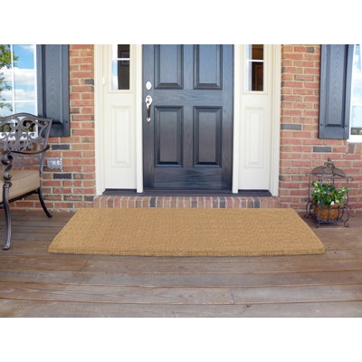Doormat Oversized Dimensions Substantial Brick Entryway Styling Thick