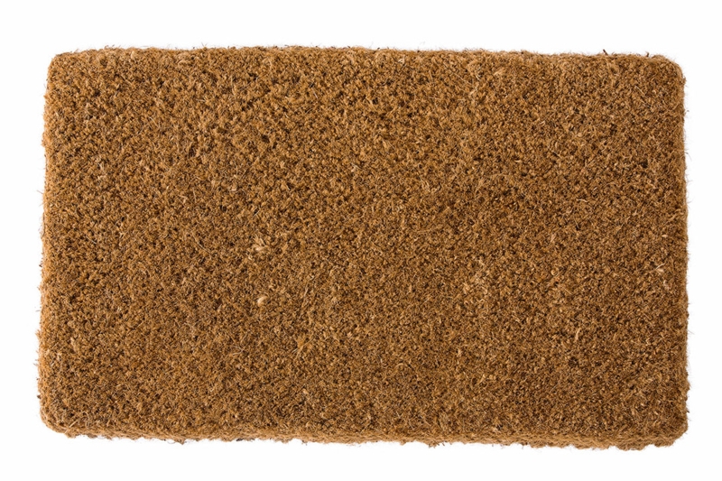 Doormat Thick Natural Fiber Coir Dense Bristles
