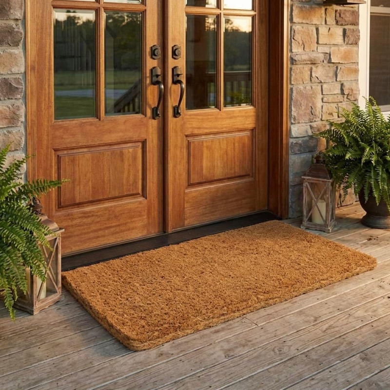 Doormat Thick Pile Natural Fiber Coir Extra Wide