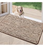 Doormat with Grey Quatrefoil Pattern Low Profile Entryway Rug