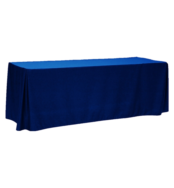 Fitted Table Cover Royal Blue Fitted Top Inverted Pleats