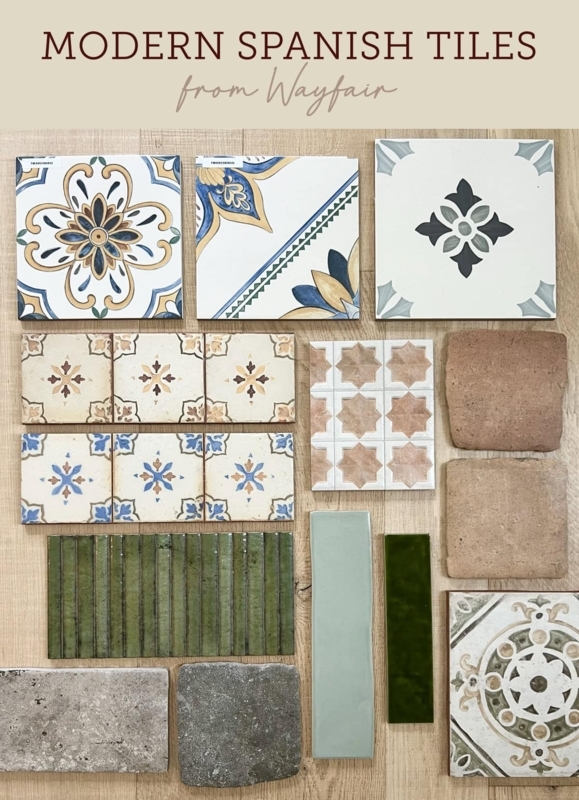 Floor And Wall Tile Spanish Floral Patterns Terracotta Textures