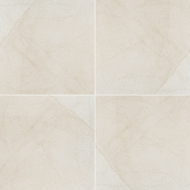 Floor And Wall Tile Square Format Fine-Grained Matte Cream