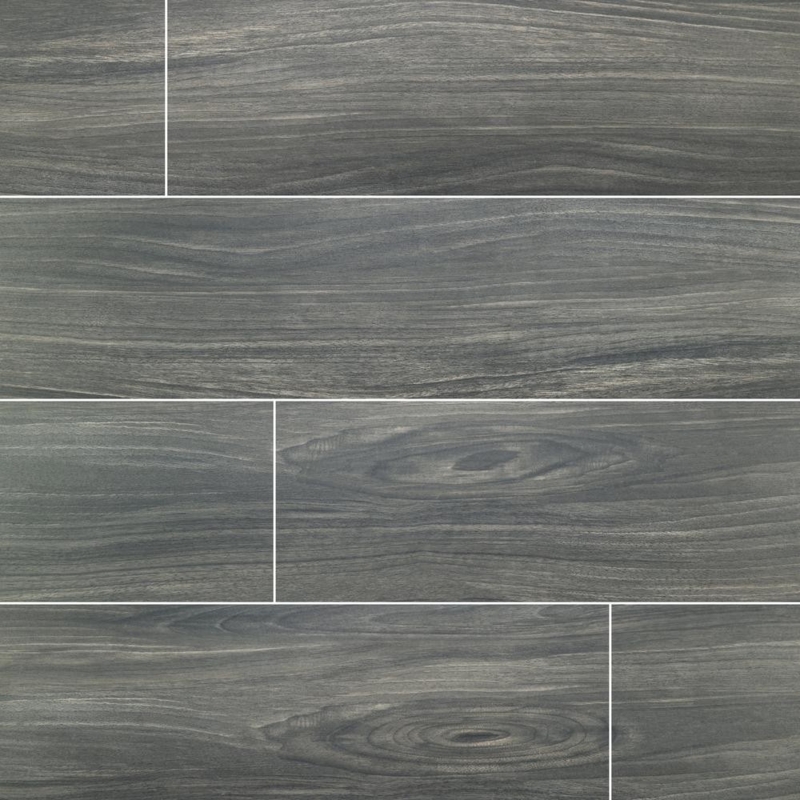 Floor and Wall Tile: Wood Grain Pattern, Rustic Bathroom Tile, Visual Knots, Matte