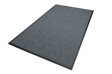 Floor Mat Evergreen Waffle Weave Raised Grid Rubber Border Durable Entry