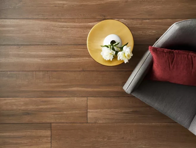 Floor Tile Dark Plank Flooring Styling Umber Wood Grain