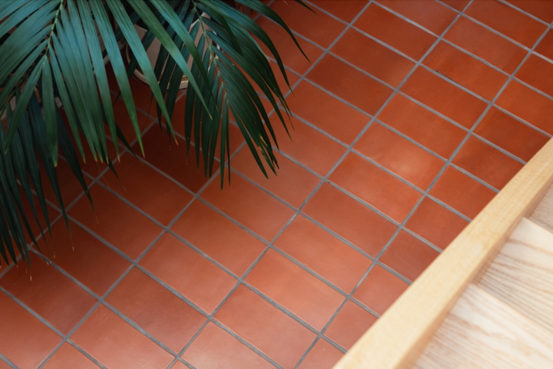 Floor Tile D'Hanis Red Terracotta Rectangular Satin Sealed Southwestern