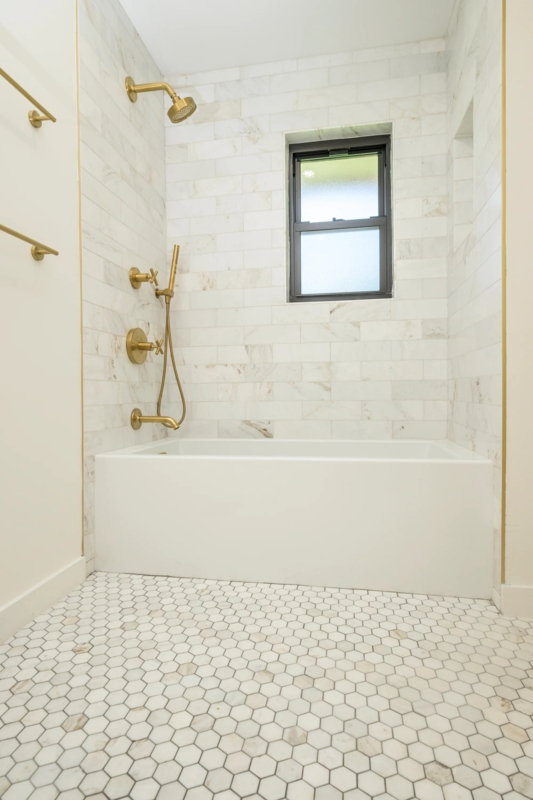 Floor Tile Hexagon Mosaic Honed Marble Hexagon Bathroom Floor Tile