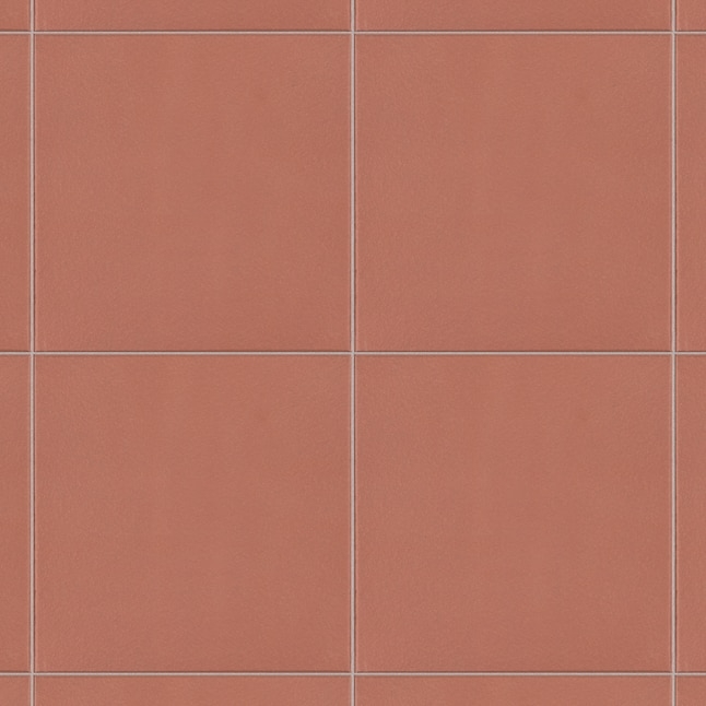 Floor Tile Klinker Terracotta Red Matte Ceramic 8x8 Square Warm