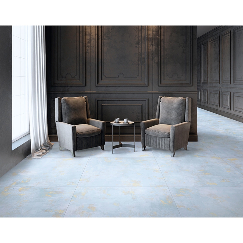 Floor Tile Large Format Square Mottled Porcelain Gold Tones