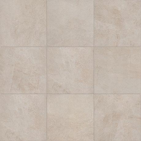 Floor Tile Matte Finish Square Format Subtle Veining Neutral